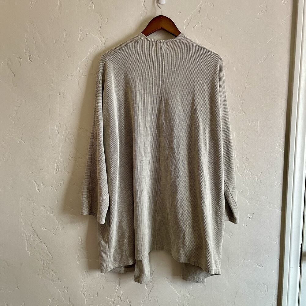 Anthropologie Donni One Size Cardigan - Gray Long Sleeve Pockets Casual Cozy - Picture 6 of 7